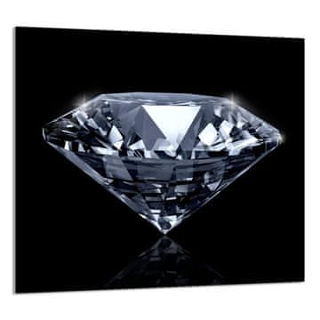 shumee STEKLENA PLOŠČA ZA KUHINJO 65x60 Diamond