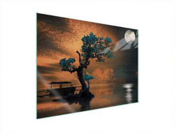 shumee STEKLENA ZAŠČITNA PLOŠČA ZA ŠTEDILNIK 70x52 TREE