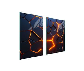 shumee ZAŠČITNA STEKLENA KROŽNIK ZA KUHINJO 65x52 MAGMA
