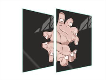shumee STEKLENA ZAŠČITNA PLOŠČA ZA ŠTEDILNIK 70x52 HAND