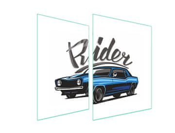 shumee ZAŠČITNA STEKLENA PLOŠČA ZA ŠTEDILNIK 70x52 AUTO
