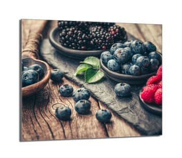 shumee Steklena zaščita za kuhalno ploščo 60x52 Fruit