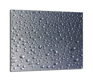 shumee Steklena zaščitna plošča za štedilnik 60x52 Krople