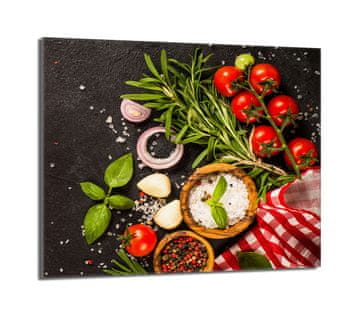 shumee Steklena zaščita za kuhalno ploščo 60x52 Food
