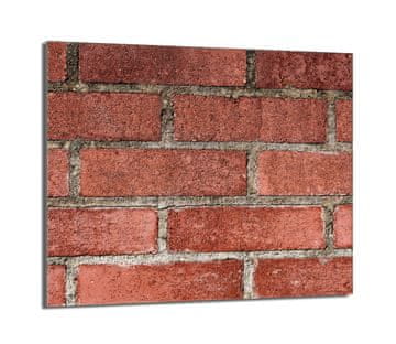 shumee Steklena zaščitna plošča za peč 60x52 Brick