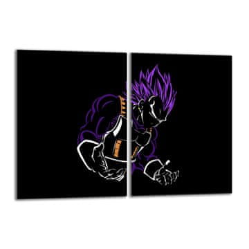 shumee Zaščita za stekleno kuhalno ploščo 2x40x52 Anime