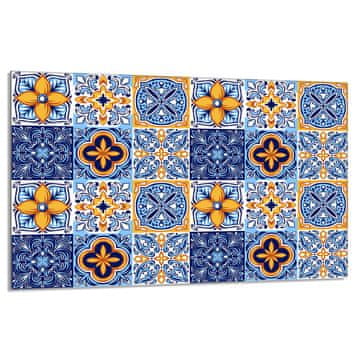 shumee Steklena zaščitna plošča za štedilnik 80x52 Mosaic