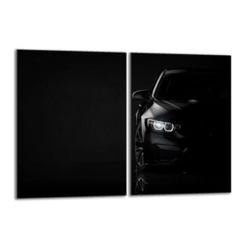 shumee Steklena zaščitna plošča za štedilnik 2x40x52 Auto