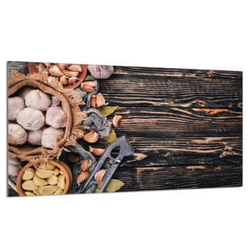 shumee Steklena zaščitna plošča za štedilnik 90x52 Food