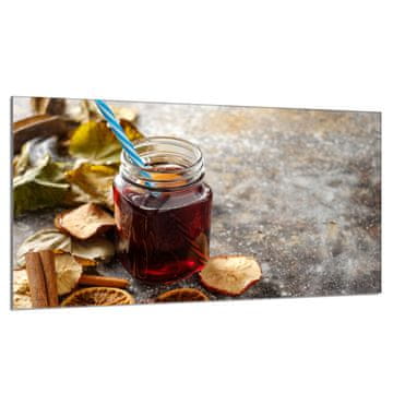 shumee Steklena zaščitna plošča za štedilnik 90x52 Food