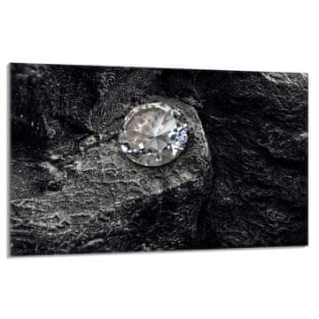shumee Steklena zaščitna plošča za štedilnik 80x52 Diamond