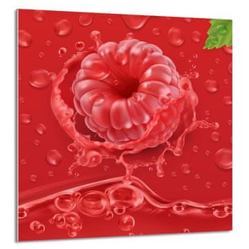 shumee STEKLENA PLOŠČA ZA KUHINJO 60x65 Malina