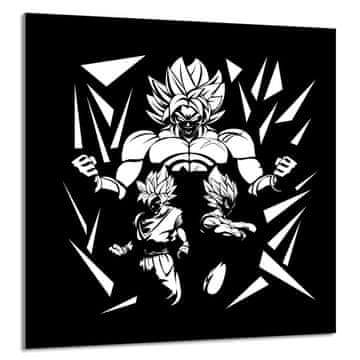 shumee STEKLENA PLOŠČA ZA KUHINJO 60x65 Anime