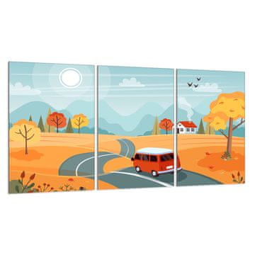 shumee Steklena zaščitna plošča za štedilnik 3x30x52