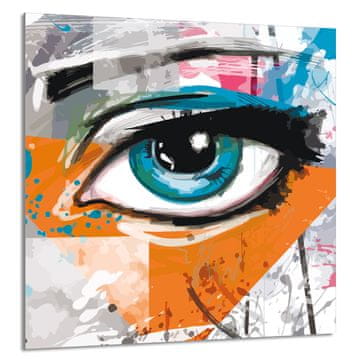shumee STEKLENA PLOŠČA ZA KUHINJO 60x65 Oko