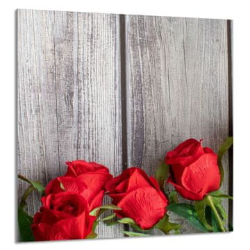 shumee STEKLENA PLOŠČA ZA KUHINJO 60x65 Roses
