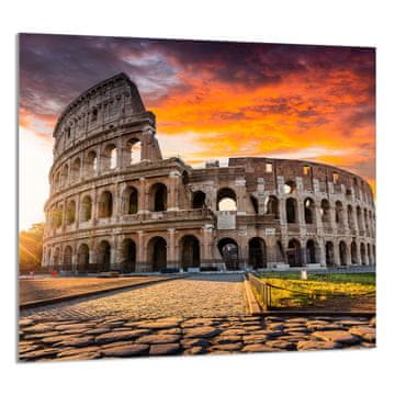 shumee STEKLENA PLOŠČA ZA KUHINJO 65x60 Colosseum
