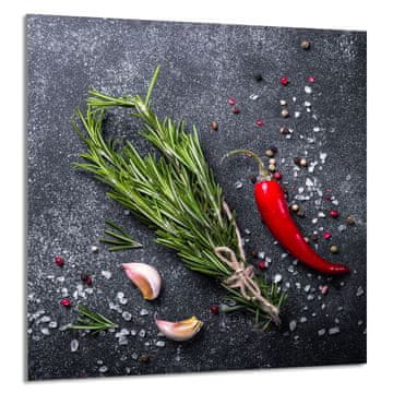 shumee STEKLENA PLOŠČA ZA KUHINJO 60x65 Skrilavec