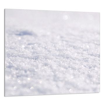 shumee STEKLENA PLOŠČA ZA KUHINJO 65x60 Bela