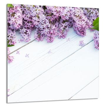 shumee STEKLENA PLOŠČA ZA KUHINJO 60x65 Lila