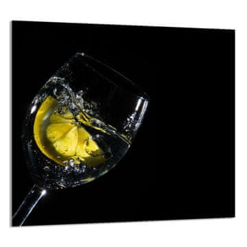 shumee STEKLENA PLOŠČA ZA KUHINJO 65x60 Vinska