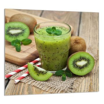 shumee STEKLENA PLOŠČA ZA KUHINJO 65x60 Kiwi