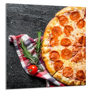 shumee STEKLENA PLOŠČA ZA KUHINJO 60x65 Pizza
