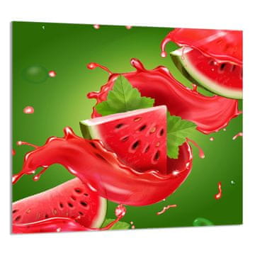 shumee STEKLENA PLOŠČA ZA KUHINJO 65x60 Lubenica