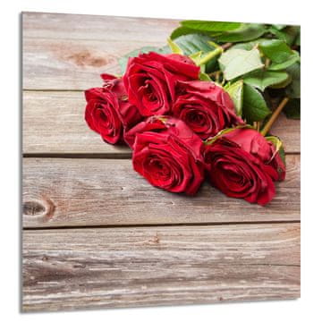 shumee STEKLENA PLOŠČA ZA KUHINJO 60x65 Roses
