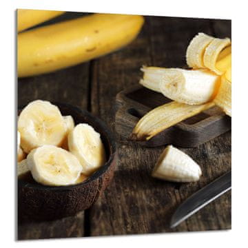 shumee STEKLENA PLOŠČA ZA KUHINJO 60x65 Banana