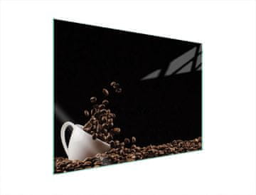 shumee STEKLENA ZAŠČITNA PLOŠČA ZA ŠTEDILNIK 70x52 COFFEE