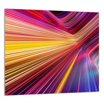 shumee STEKLENA PLOŠČA ZA KUHINJO 65x60 Barvita