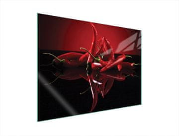 shumee STEKLENA ZAŠČITNA PLOŠČA ZA ŠTEDILNIK 70x52 CHILLI