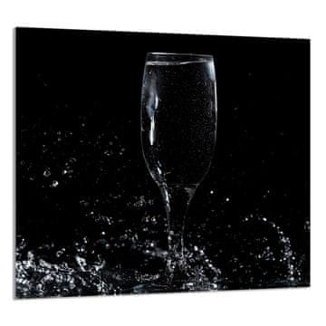 shumee STEKLENA PLOŠČA ZA KUHINJO 65x60 Vinska