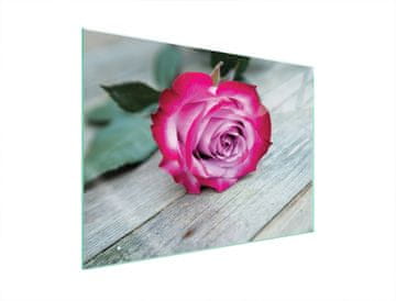 shumee STEKLENA ZAŠČITNA PLOŠČA ZA ŠTEDILNIK 70x52 ROSE