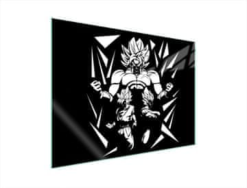 shumee STEKLENA ZAŠČITNA PLOŠČA ZA ŠTEDILNIK 70x52 ANIME