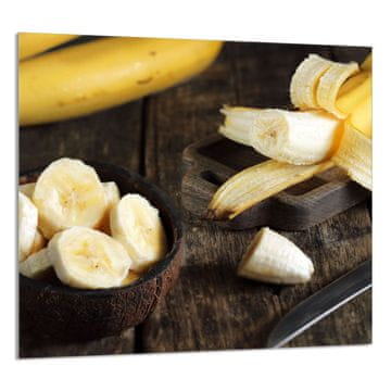 shumee STEKLENA PLOŠČA ZA KUHINJO 65x60 Banana