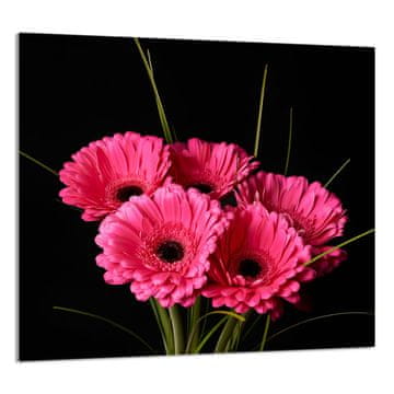 shumee STEKLENA PLOŠČA ZA KUHINJO 65x60 Gerbera