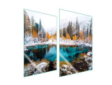 shumee ZAŠČITNA STEKLENA PLOŠČA ZA KUHINJO 2x35x52