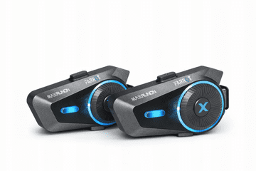 Farrot Rider D10 motoristični interkom Mesh Bluetooth 5.4, 4 uporabniki, 1.6 km, IPX7 - 2 kosa