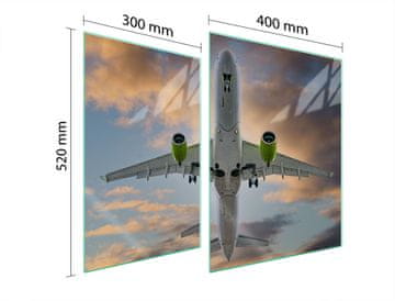 shumee STEKLENA ZAŠČITNA PLOŠČA ZA ŠTEDILNIK 70x52 PLANE