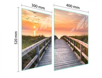shumee STEKLENA ZAŠČITNA PLOŠČA ZA ŠTEDILNIK 70x52 MOST