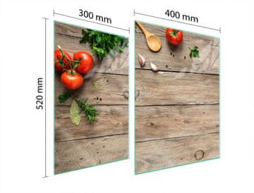 shumee STEKLENA ZAŠČITNA PLOŠČA ZA PEČ 70x52 NA DRVA