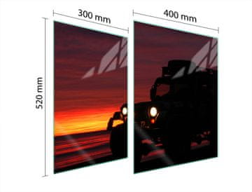 shumee ZAŠČITNA STEKLENA PLOŠČA ZA ŠTEDILNIK 70x52 AUTO