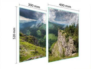 shumee STEKLENA ZAŠČITNA PLOŠČA ZA ŠTEDILNIK 70x52