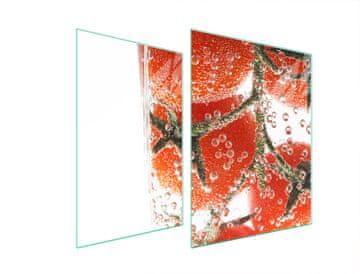 shumee STEKLENA ZAŠČITNA PLOŠČA ZA ŠTEDILNIK 70x52 TOMATO