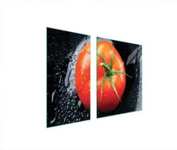 shumee STEKLENA ZAŠČITNA PLOŠČA ZA ŠTEDILNIK 90x52 TOMATO