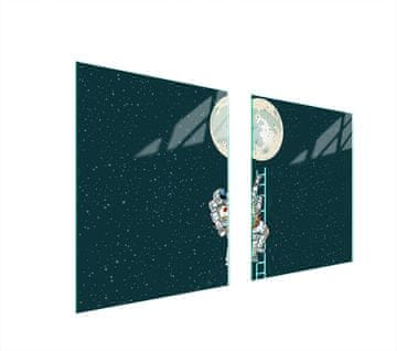 shumee STEKLENA ZAŠČITNA PLOŠČA ZA ŠTEDILNIK 85x52 MOON