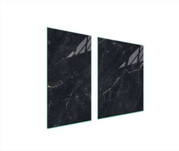 shumee STEKLENA ZAŠČITNA PLOŠČA ZA ŠTEDILNIK 90x52 MARMOR