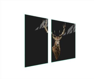 shumee STEKLENA ZAŠČITNA PLOŠČA ZA ŠTEDILNIK 90x52 DEER